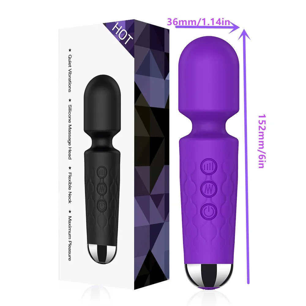 Powerful Clitoris Vibrator USB Rechargeable AV Massager