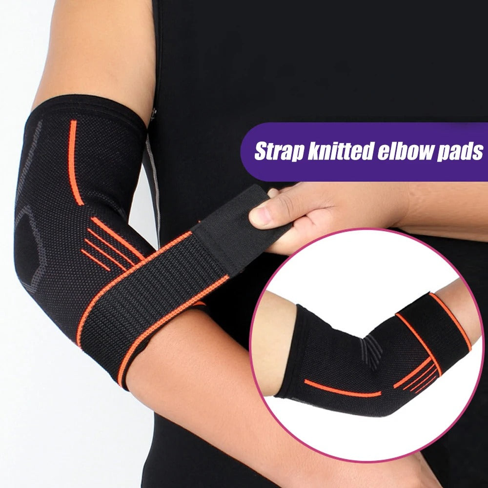 Fitness Elbow Brace Compression Support Sleeve for Tendonitis, Tennis Elbow, Golf Treatment - Reduce Joint Pain